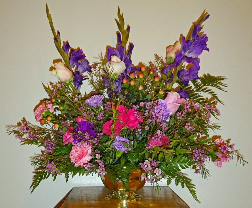 Flowers from Malc and Nola
