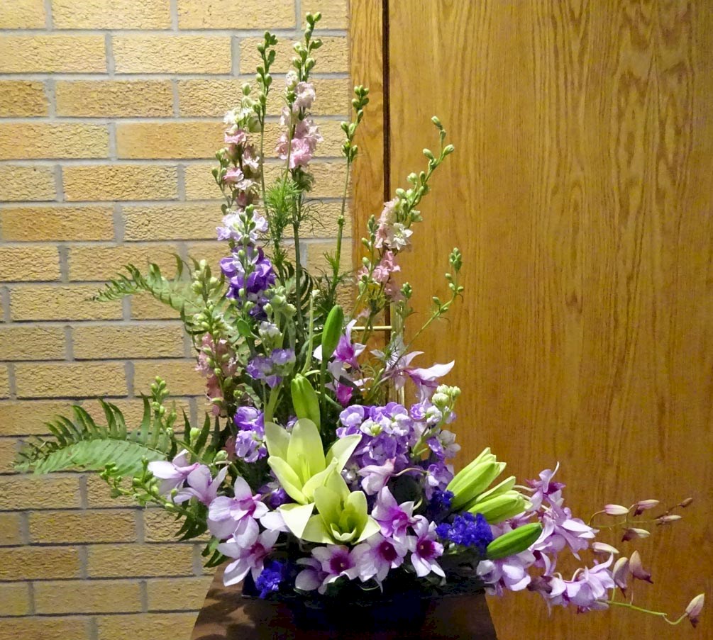 Flowers from Bailey Hapney and Kyle Ricketts