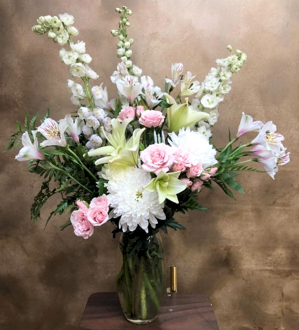 Flowers from Deann, Susie, and Bobbie