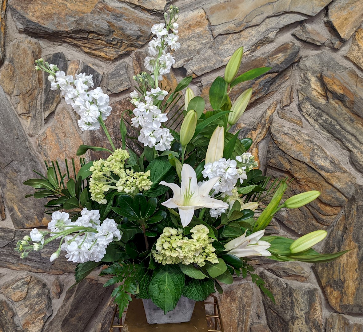 Flowers from Mark Haigh and Sally Olson
