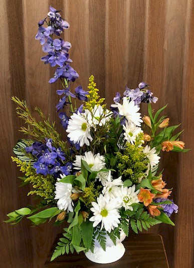 Flowers from Wall Fire Department