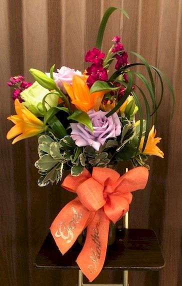 Flowers from "Godmother" - Kodi Geigle Hoffarth and Family