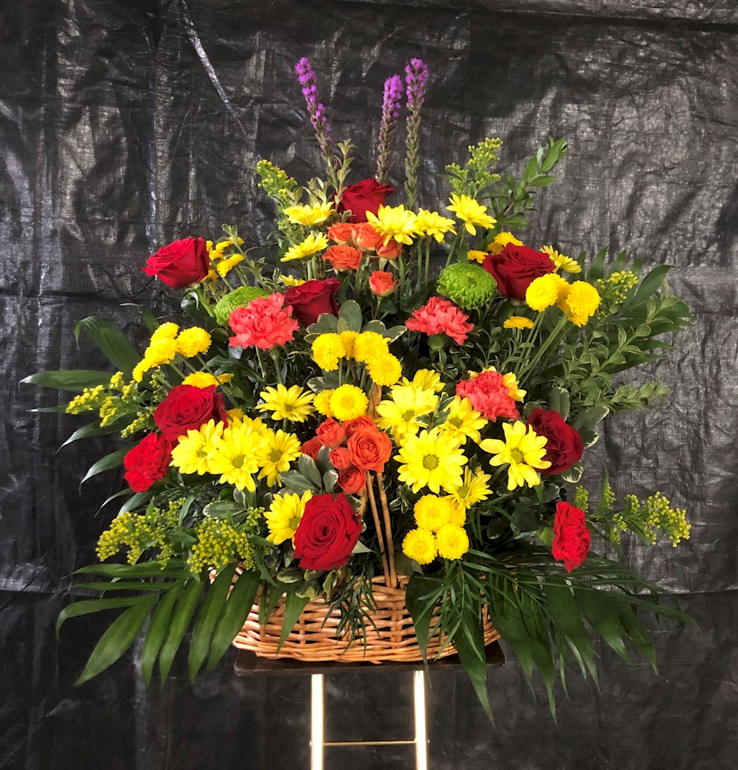 Flowers from Jackson County Conservation District - Ken, Trevor, Dennis, Donita, and Paula