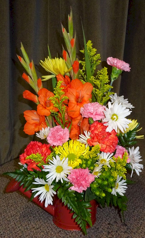 Flowers from Line Crew at Grand Electric