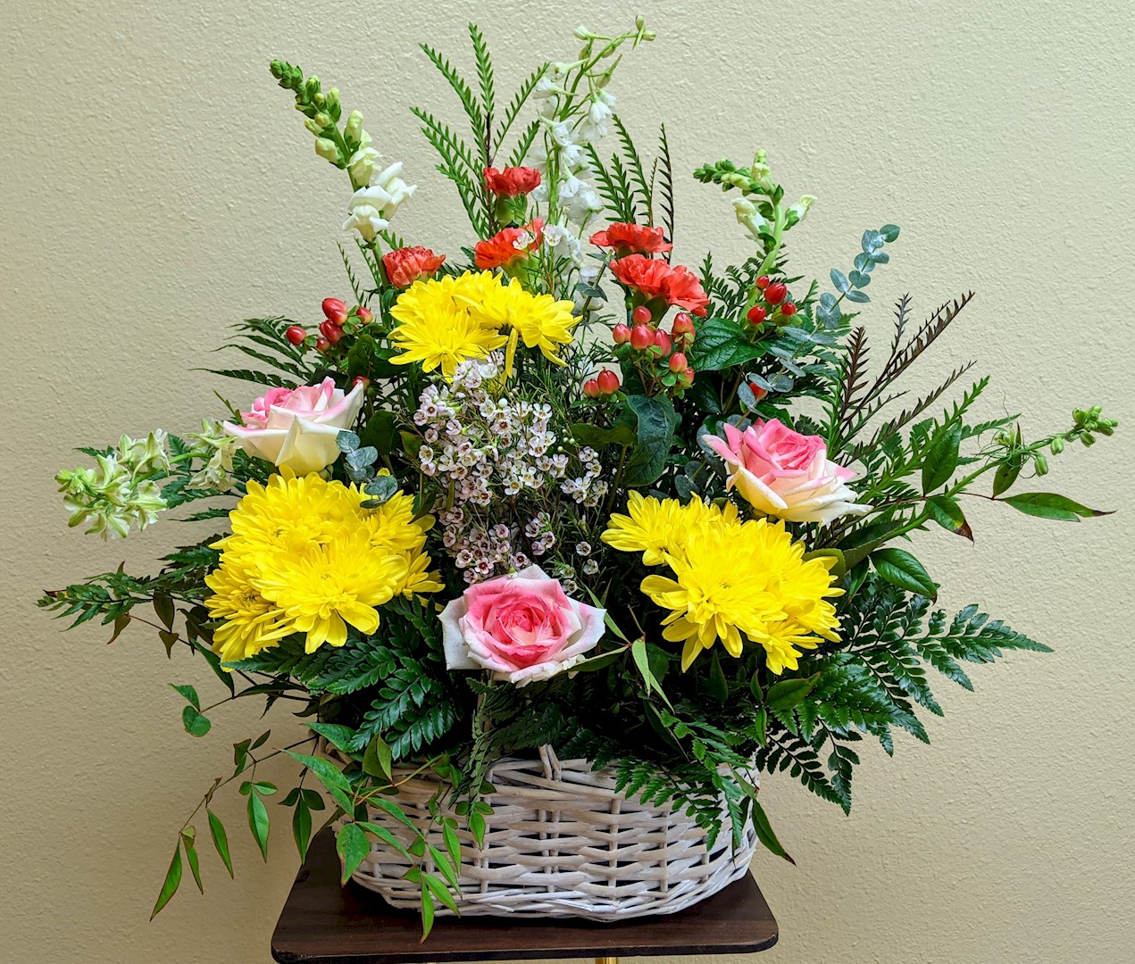 Flowers from Don, Debbie, Jerry, Marie, and Steakhouse employees