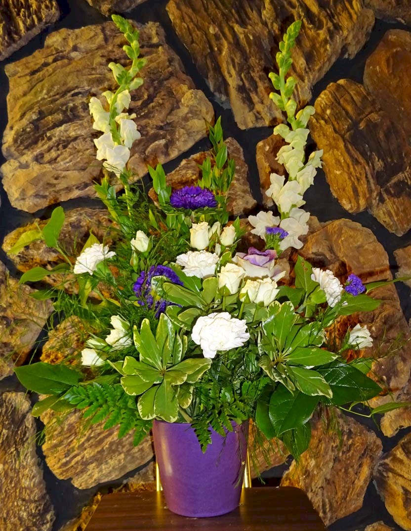 Flowers from Rayma, Jill, and Thesa