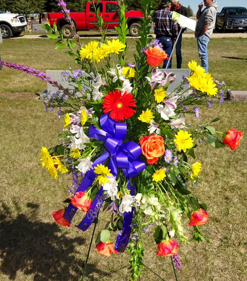 Flowers from Mom, Sharel, Bob, Girls, & Families and Rick, Lisa, & Family