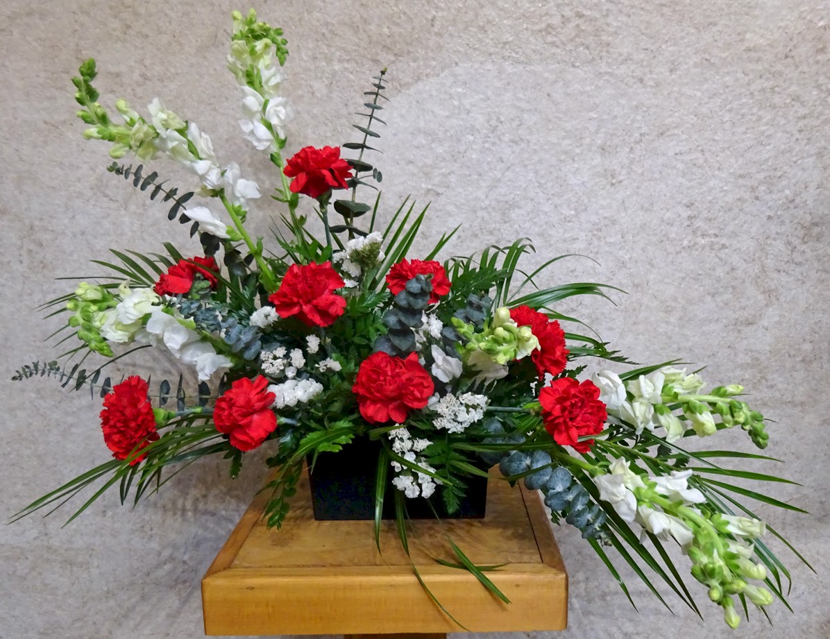 Flowers from Nathan, Heather, Allie, and Natalie Kjerstad