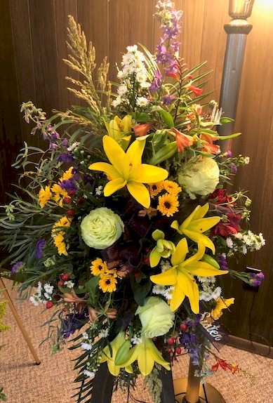 Flowers from Family - "Sister" - Larry, Jerry, Barry, and Families