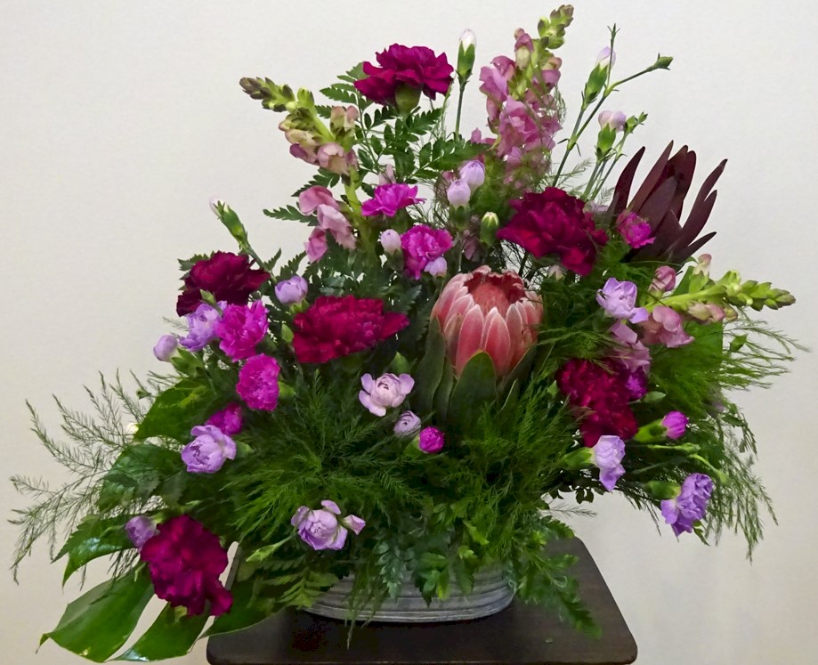 Flowers from The Niobrara County High School and Staff