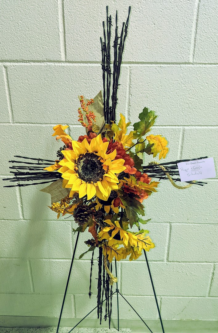 Flowers from Roger and Gayla Schofield
