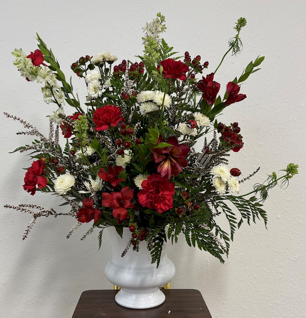 Flowers from Terry and Billie and Kyle, Carrie, and Family