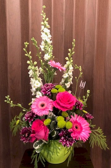 Flowers from Dennis and Kay, Todd, Kristina, Michael, Angel, and Edwin