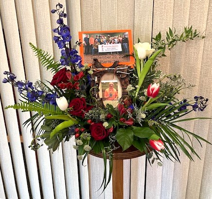 Flowers from Bob's Barber friends across South Dakota