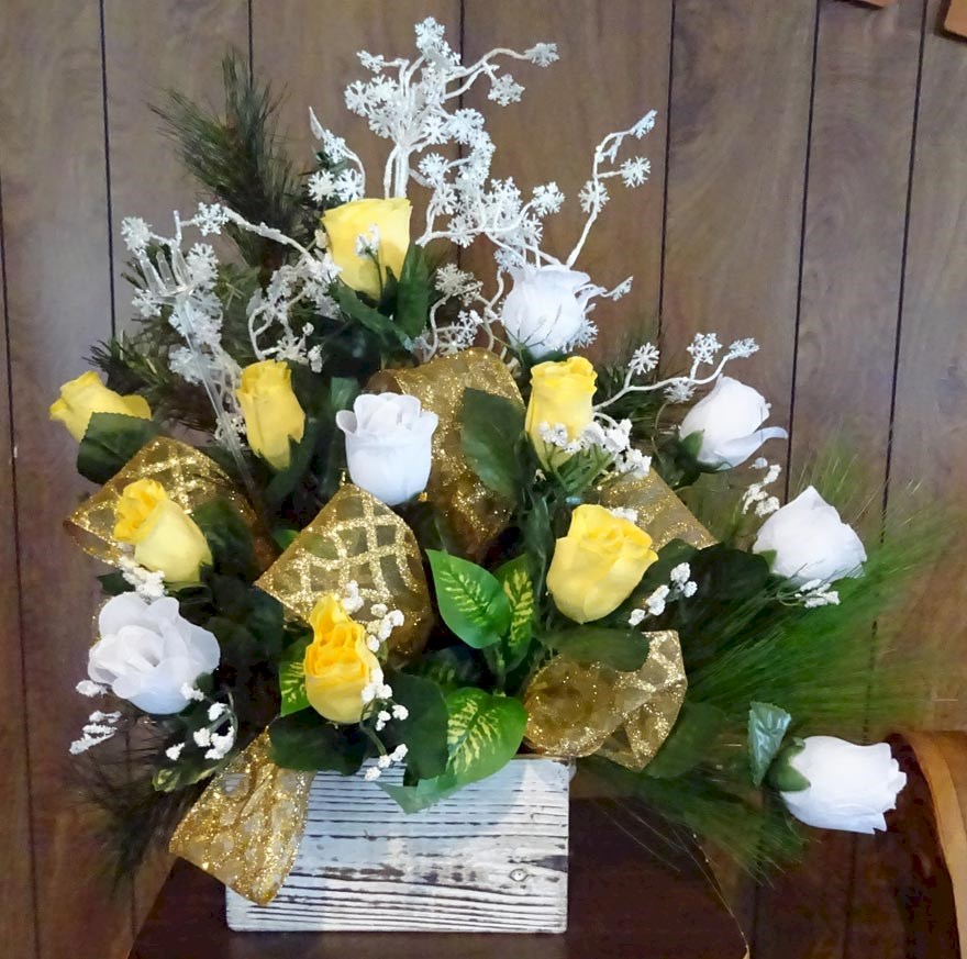 Flowers from Peggy and Rosetta