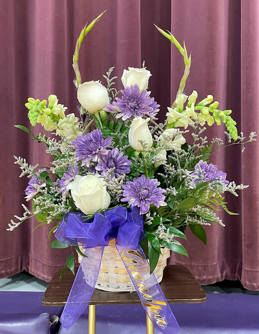Flowers from "Grandpa" - Andrew and Alex O'Connell and Dana LaBeau