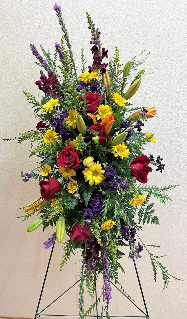 Flowers from Laurette and Ken and your nieces and nephews