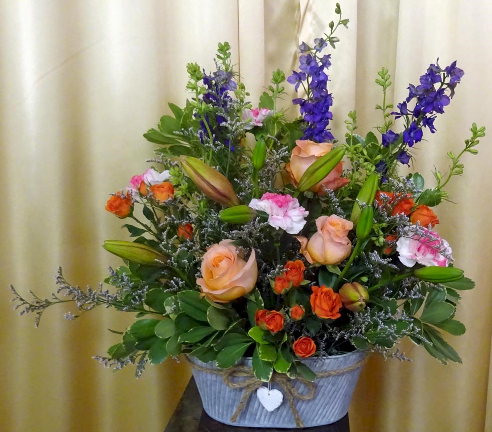 Flowers from Steve, Shivaun, Key, and Royal