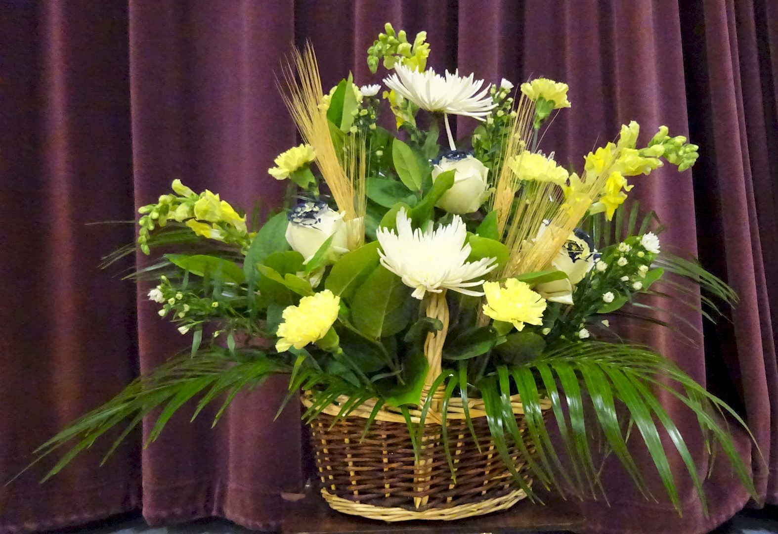 Flowers from Uncle Leonard, Aunt Rita, and Family