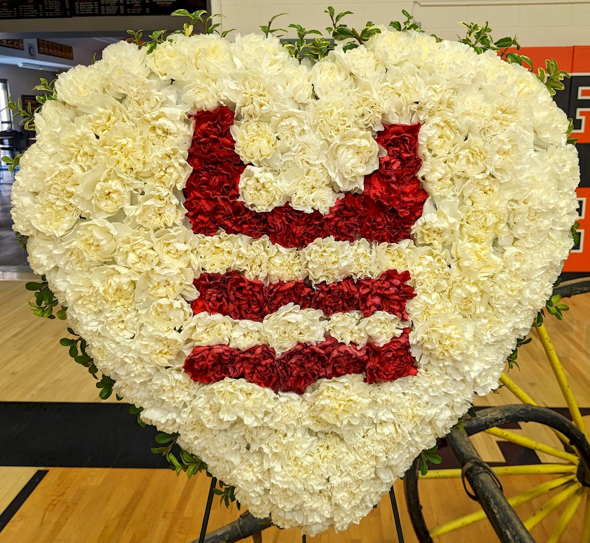 Flowers from Shayne and Heidi Porch; Shawn and Tashia Porch; Travis and Nichole Thompson; Tate and Maggie Thompson; Ty and Breanna Thompson; Diana Porch; and all Families