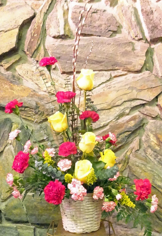 Flowers from Wilsey Cousins - Cy, Roxie, Don, Joe, Gary, Winnie, Leslie, Angela, and Carrie