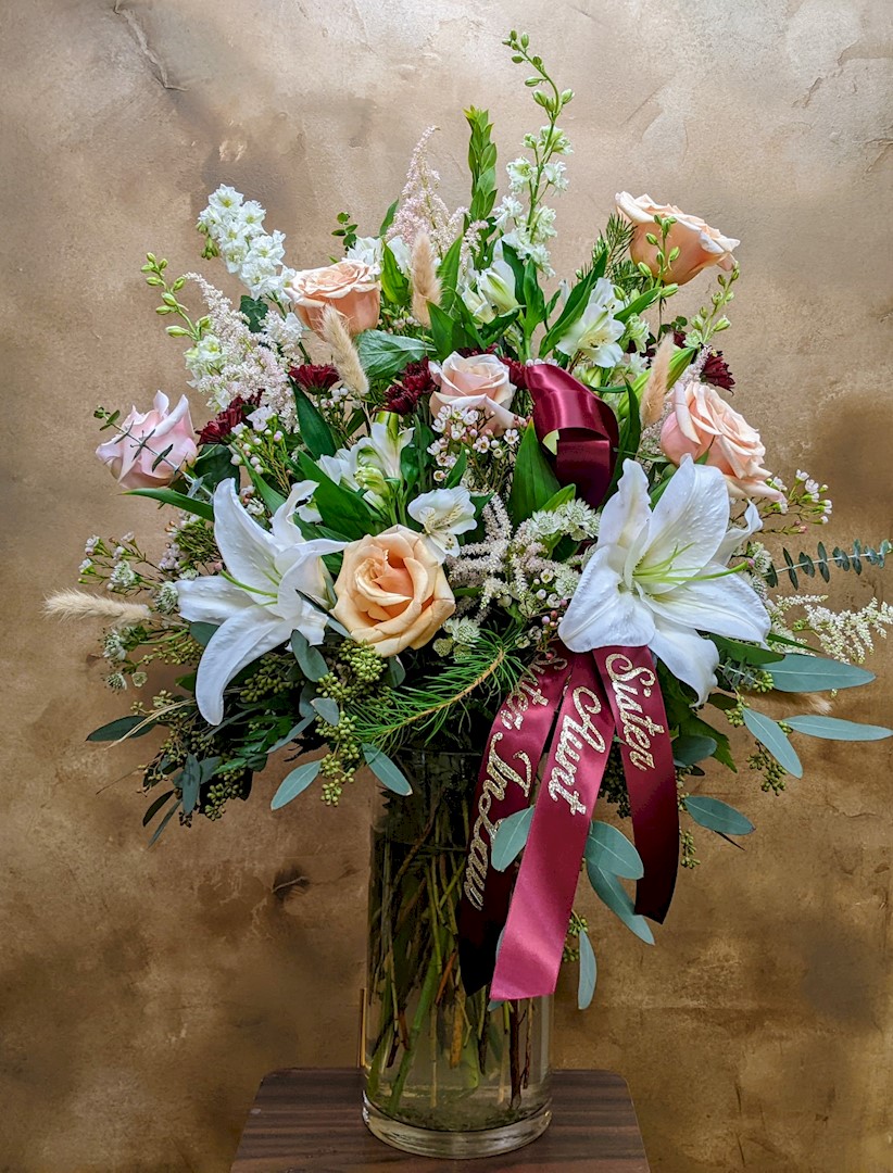 Flowers from "Sister" - "Aunt" - "Sister-in-Law" - The Daly Family - Brennan, Vicki, John, Emily, and Brett