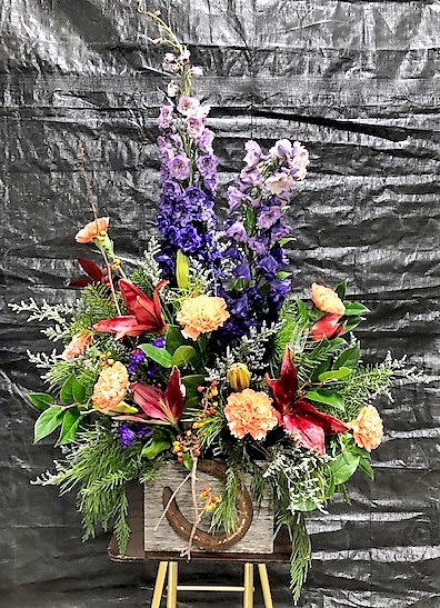 Flowers from Cheryl, Mike, and Family; Lynn, Steve, and Family; Gerry and Family; Thelma, Scott, and Family; Jenny, Tom, and Family; Mark, Shiloe, and Family; and Tina