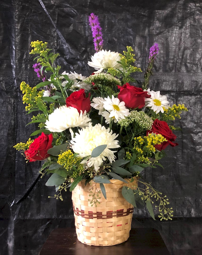 Flowers from Norman and Jean; Mike and Family; Eddie and Family; and Julie and Family