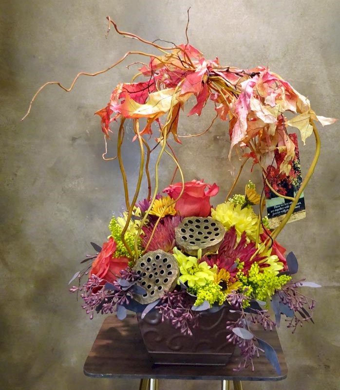 Flowers from Grant, Charles, Donna, Dorothy, and Families