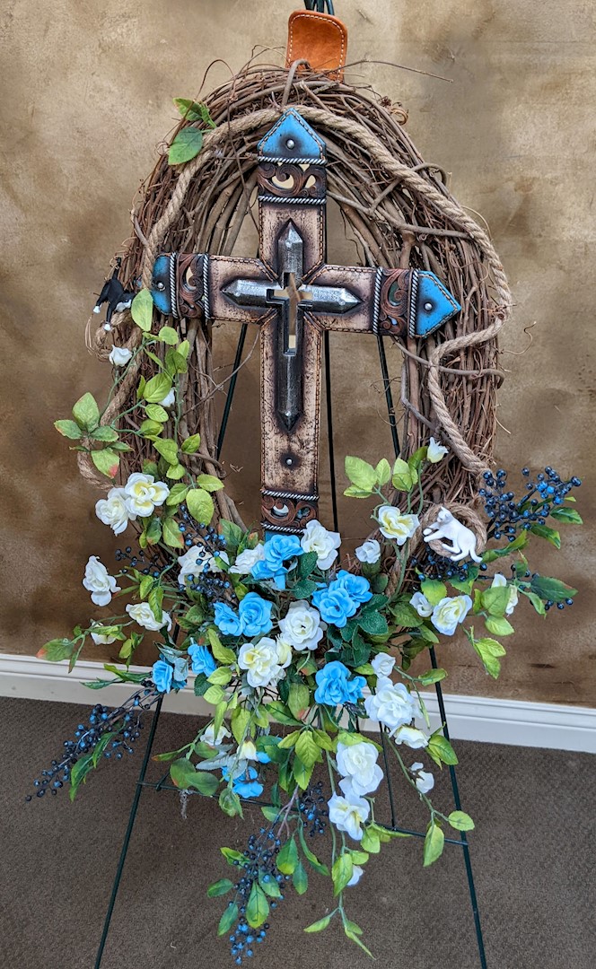 Flowers from Rafter U Cross - Roger and Bonna, Cory and Alicia, and Riley, Cheyenne, and Braxton