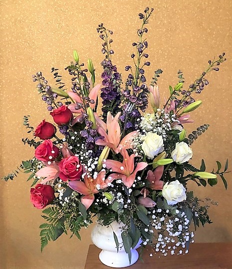 Flowers from Rick, Patt, and Sarah Hustead