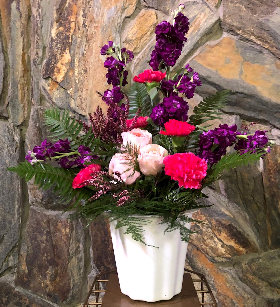 Flowers from Denise, Krista, Tanya, and Carrie