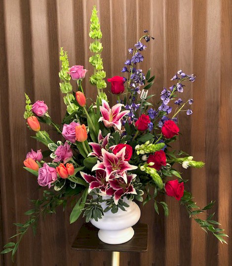 Flowers from Rick and Patt Hustead and Sarah Hustead