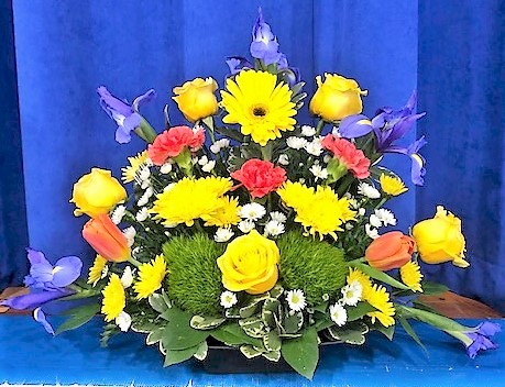 Flowers from Greg, Claudia, and Sophia