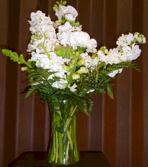Flowers from Jan DeBerg, Michael and Becca Hall