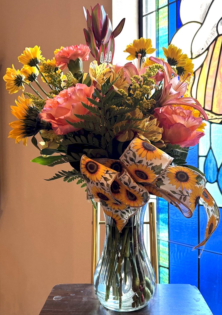 Flowers from Mary Aasby and Family: Cindy, Deb and Bill, Don and Ginette, and Doug and Susan