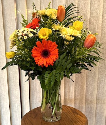 Flowers from Buster, Nancy, and Family