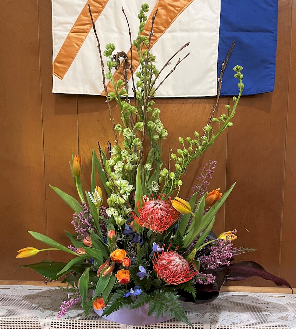 Flowers from Jerry, Zach, T.D., and New Generation Family