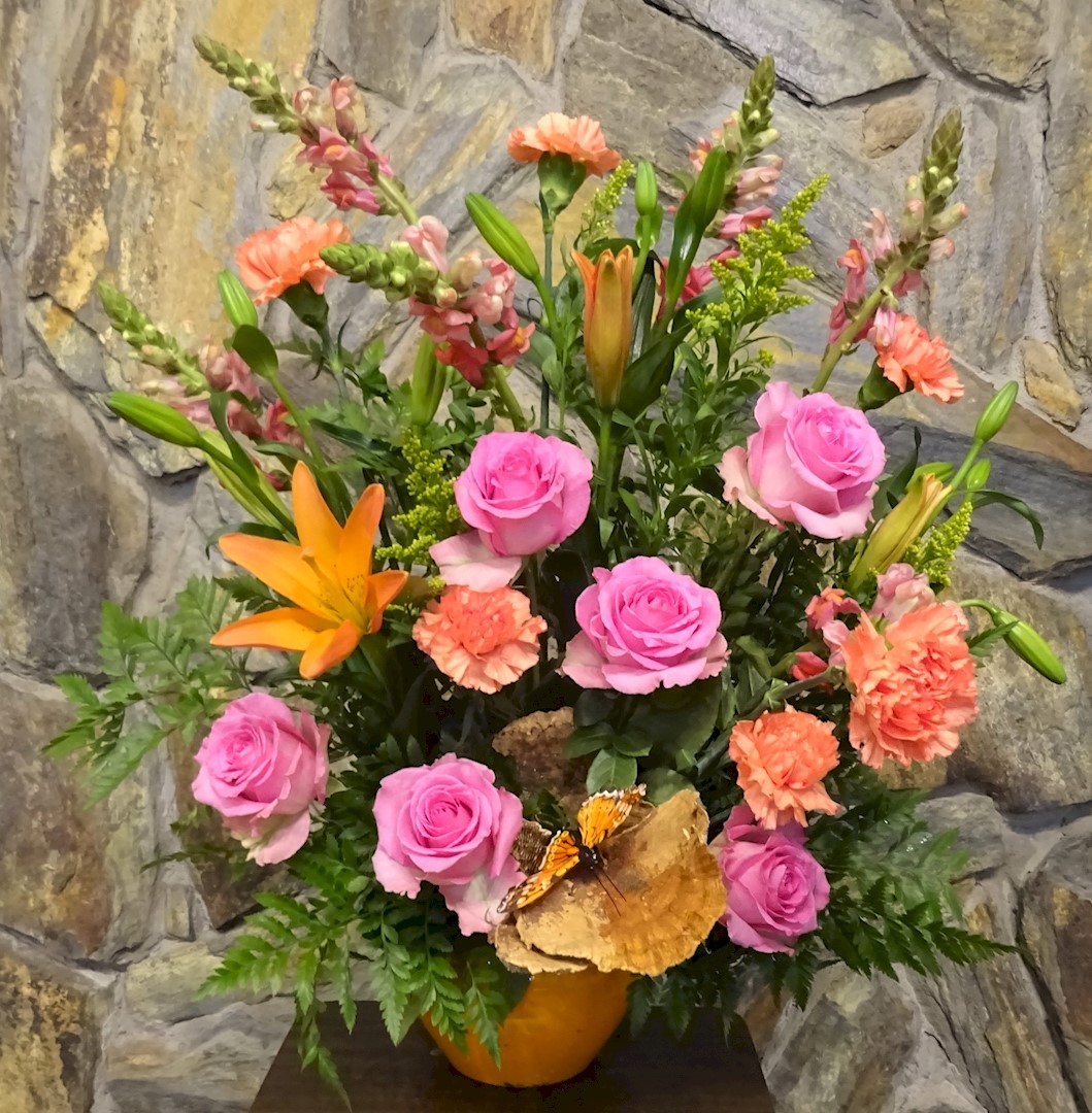 Flowers from Doug and JoAnn, Michael, Brandon, Zach, and Families