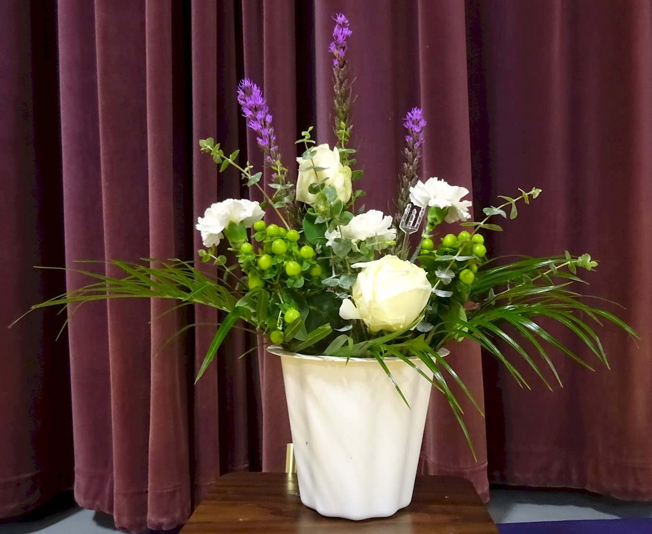 Flowers from The Gehlsen Families - Bob and Robbie Gehlsen, Leonard and Rita Gehlsen, Larry and Joan Mullins, Leonard and Bernie Reagle, and Steve and D'Ann Gehlsen