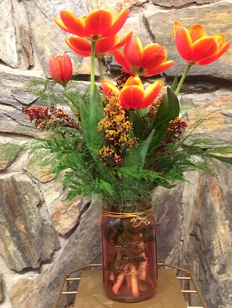 Flowers from From Deb's Co-workers: Kelli, Lynne, Stephanie, TaraJo, and Laura