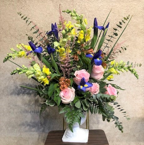 Flowers from Peggy Hauk and Dan and Cindy Hauk