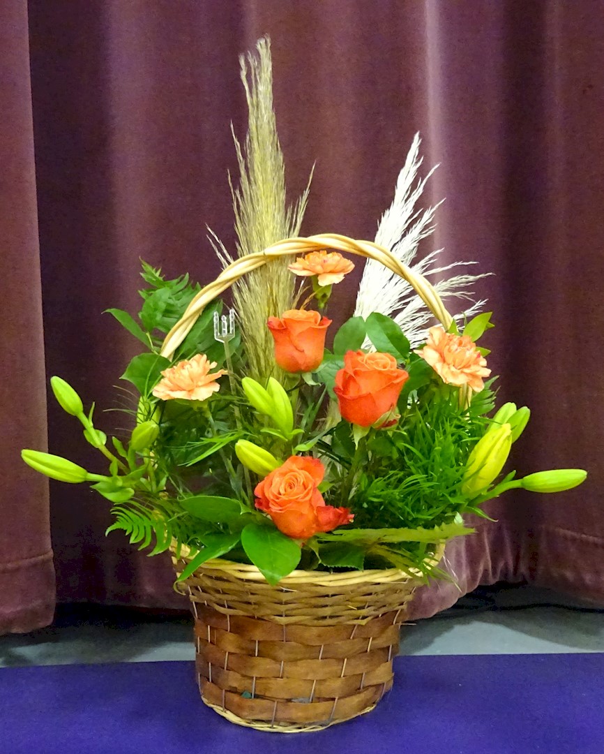 Flowers from Brad, Morgan, Lincoln, and Maggie Arnold