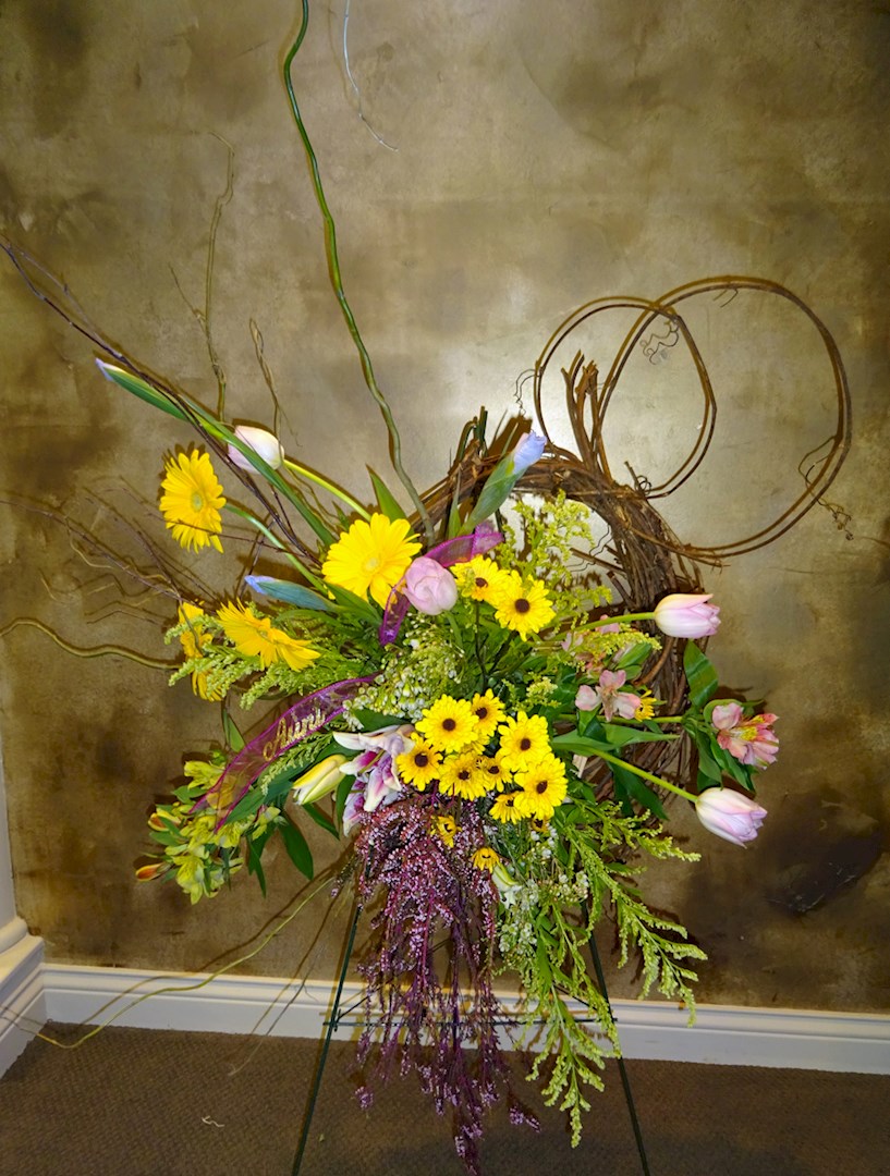 Flowers from Emma, Sayde, Ryan, Lesley, Lane, Genevieve, and Leighton