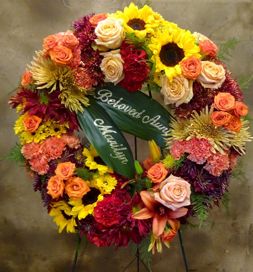 Flowers from Family - "Beloved Aunt Marilyn" - Mike, Kelly, Peggy, Patty, and Danny