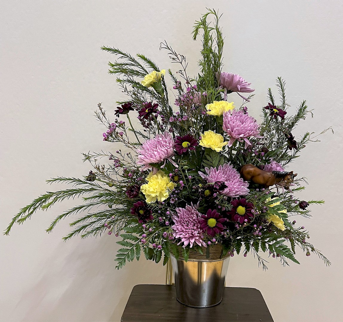 Flowers from Pat and Jackie Heathershaw; Kristy and Landon Stout; and Lex and Kendra Heathershaw