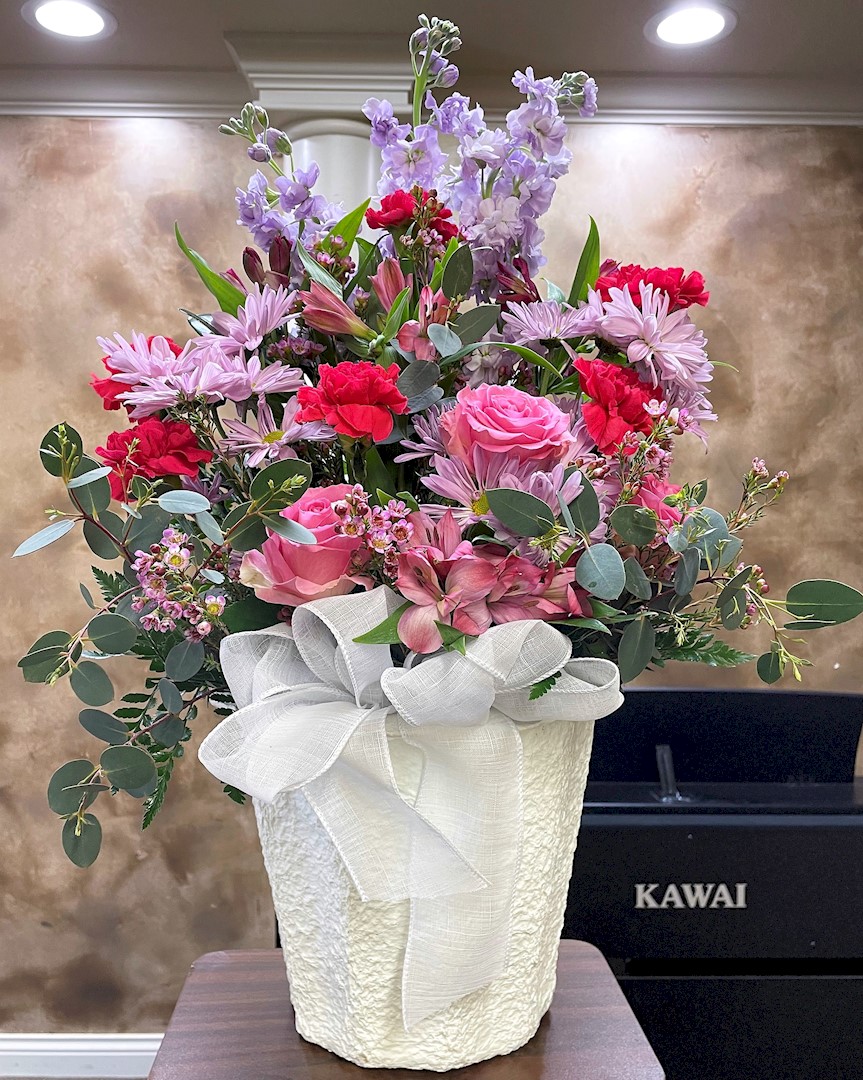 Flowers from Former neighbors and friends: Norman and Jean Amiotte