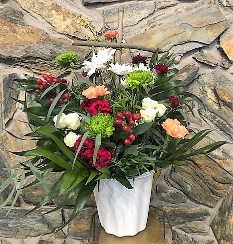 Flowers from Ft. Pierre Livestock - Dennis, Bryan, Willie, Terri, Alisa, Nick, and the crew