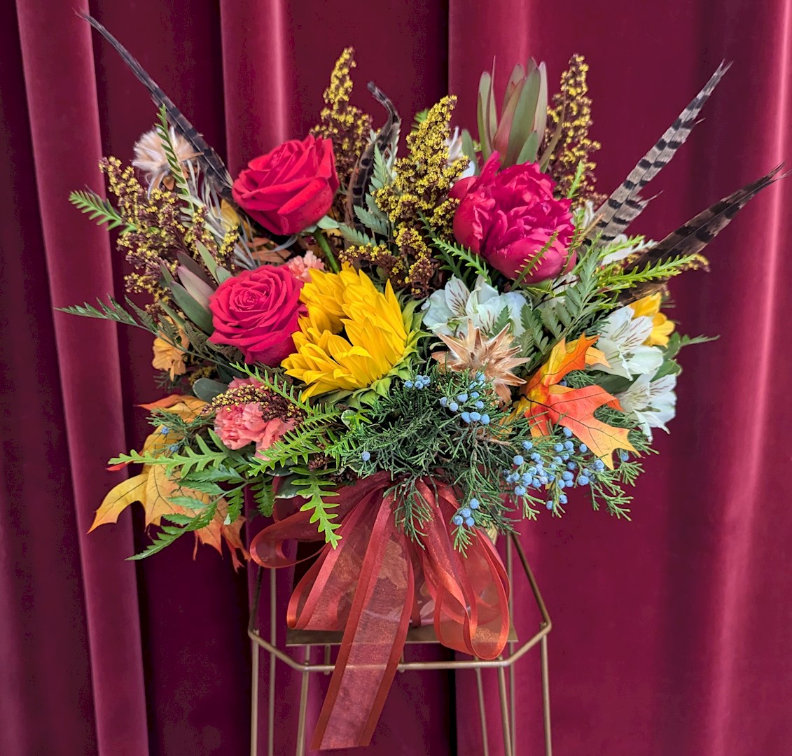 Flowers from Mary Graves; Jim Graves; and Toni Thompson