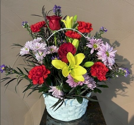 Flowers from Chuck, Janet, and Families